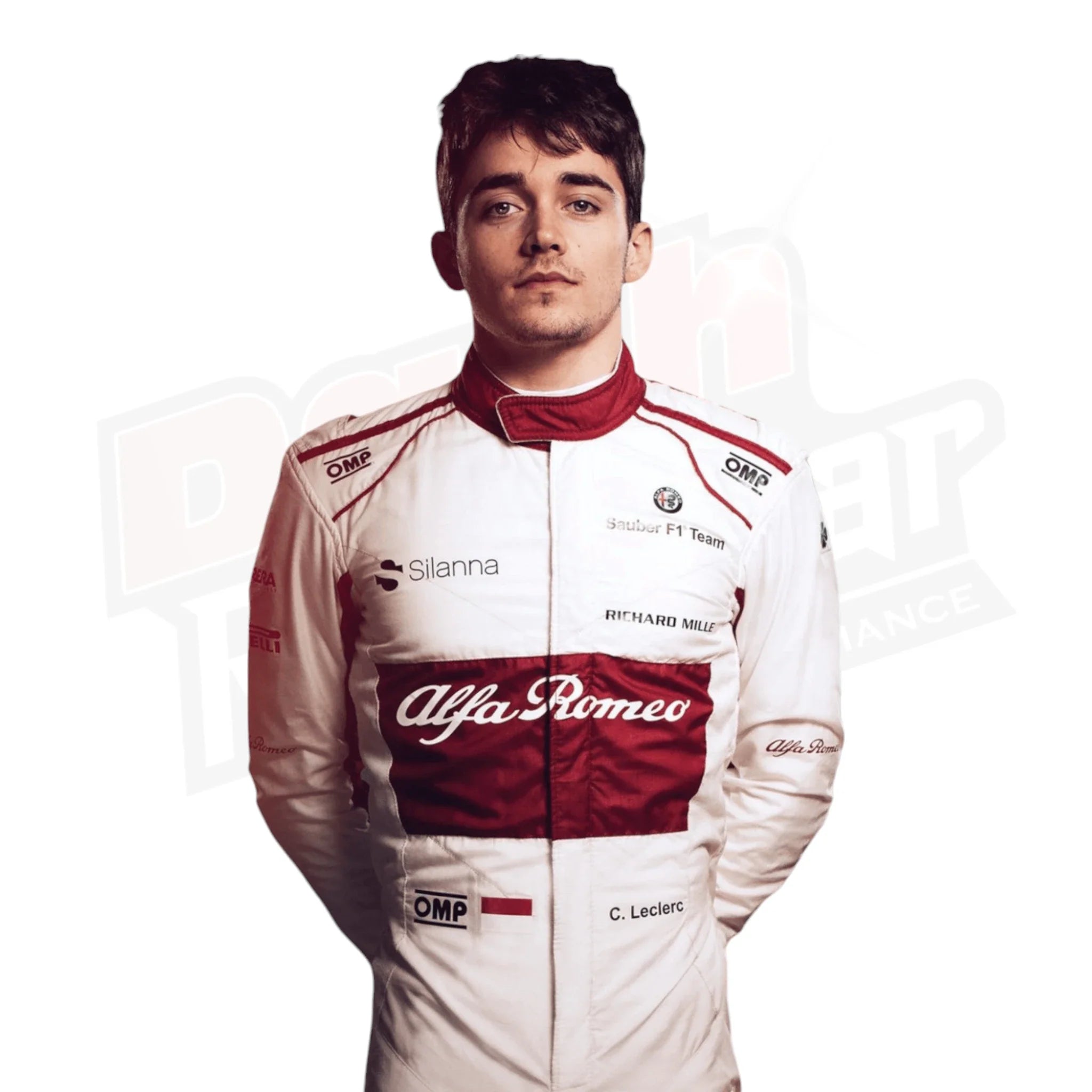 2018 Charles Leclerc Alfa Romeo Sauber F1 Anzug KINDER