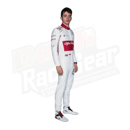 2018 Charles Leclerc Alfa Romeo Sauber F1 Suit KIDS - Dash Racegear