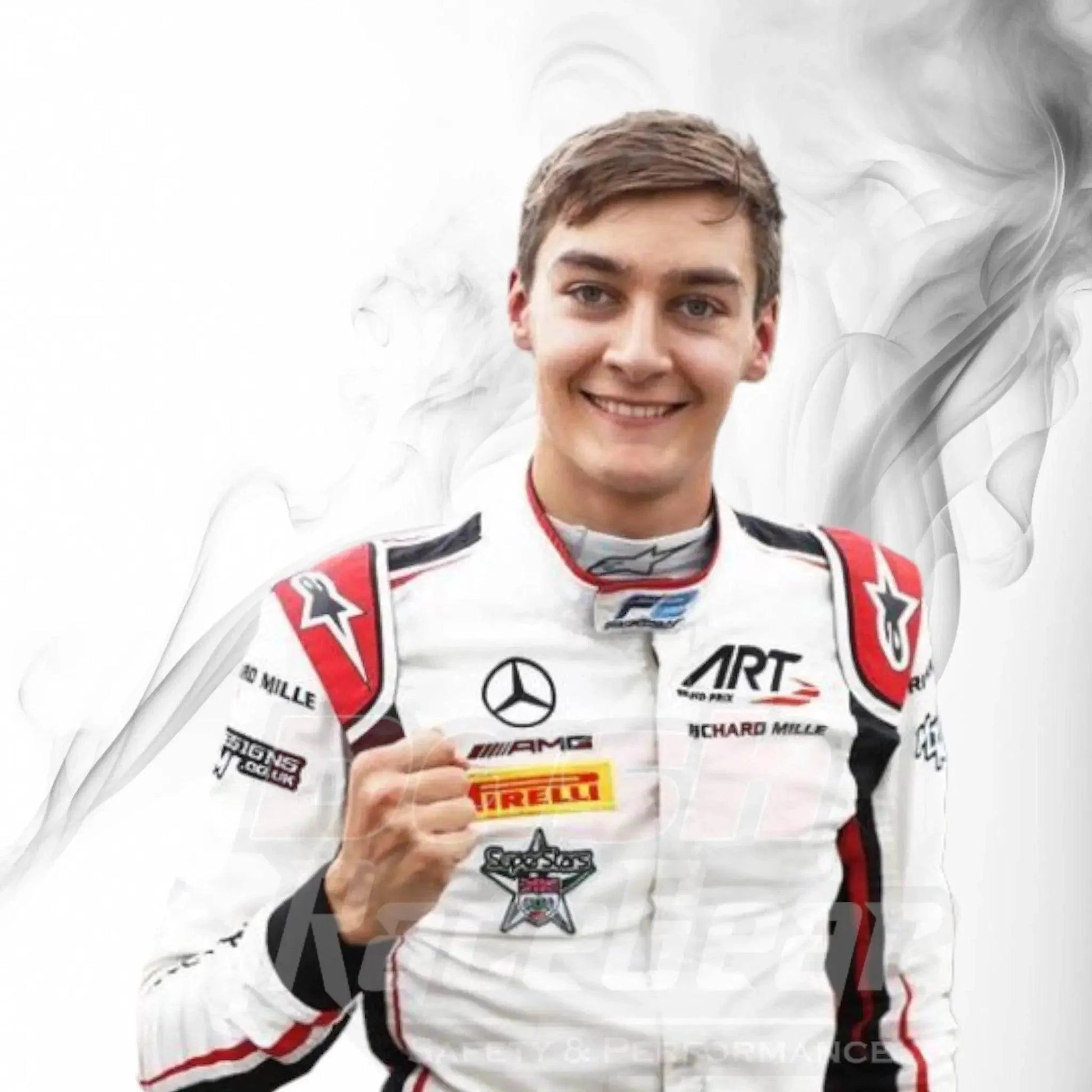 2018 George Russell Mercedes AMG F1 Race Suit - Dash Racegear