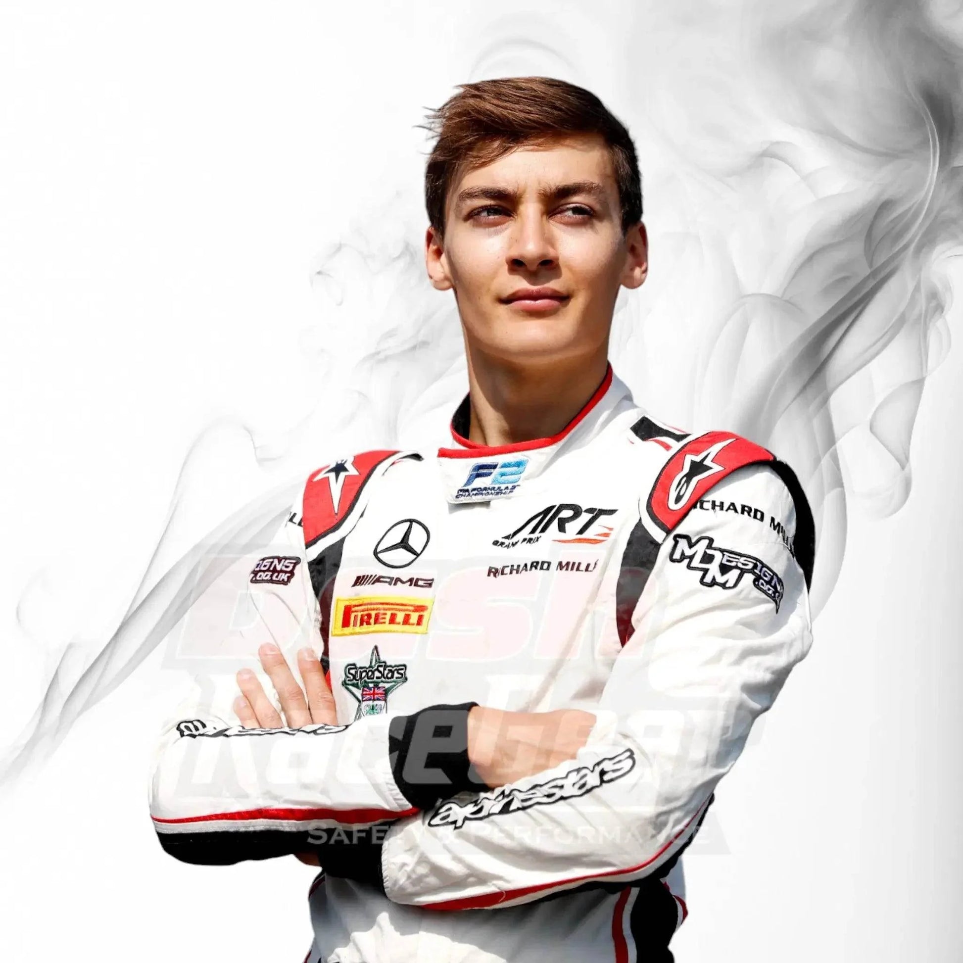2018 George Russell Mercedes AMG F1 Race Suit - Dash Racegear