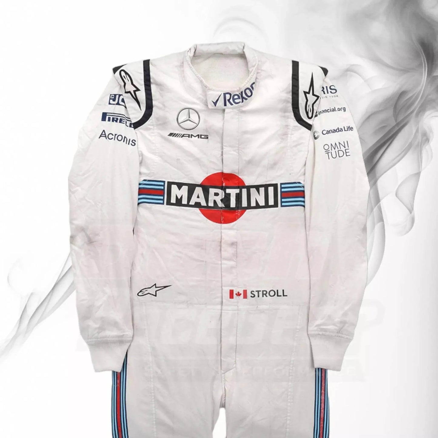 2018 Lance Stroll Williams Martini F1 Race Suit - Dash Racegear