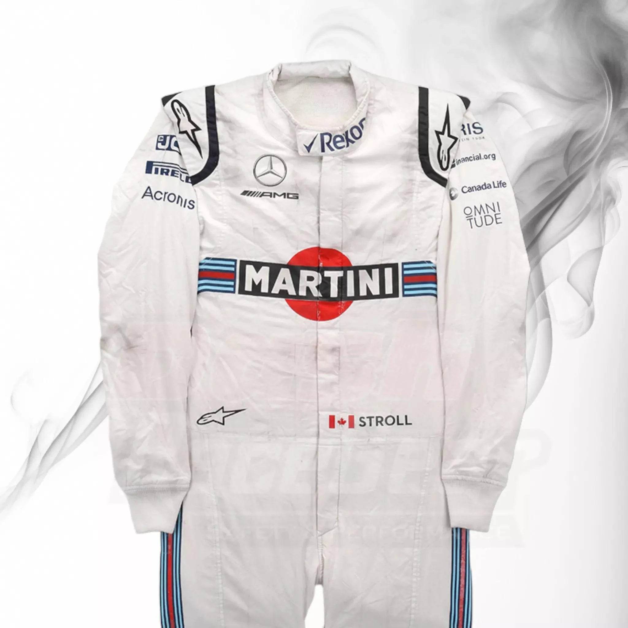 2018 Lance Stroll Williams Martini F1 Race Suit - Dash Racegear Store