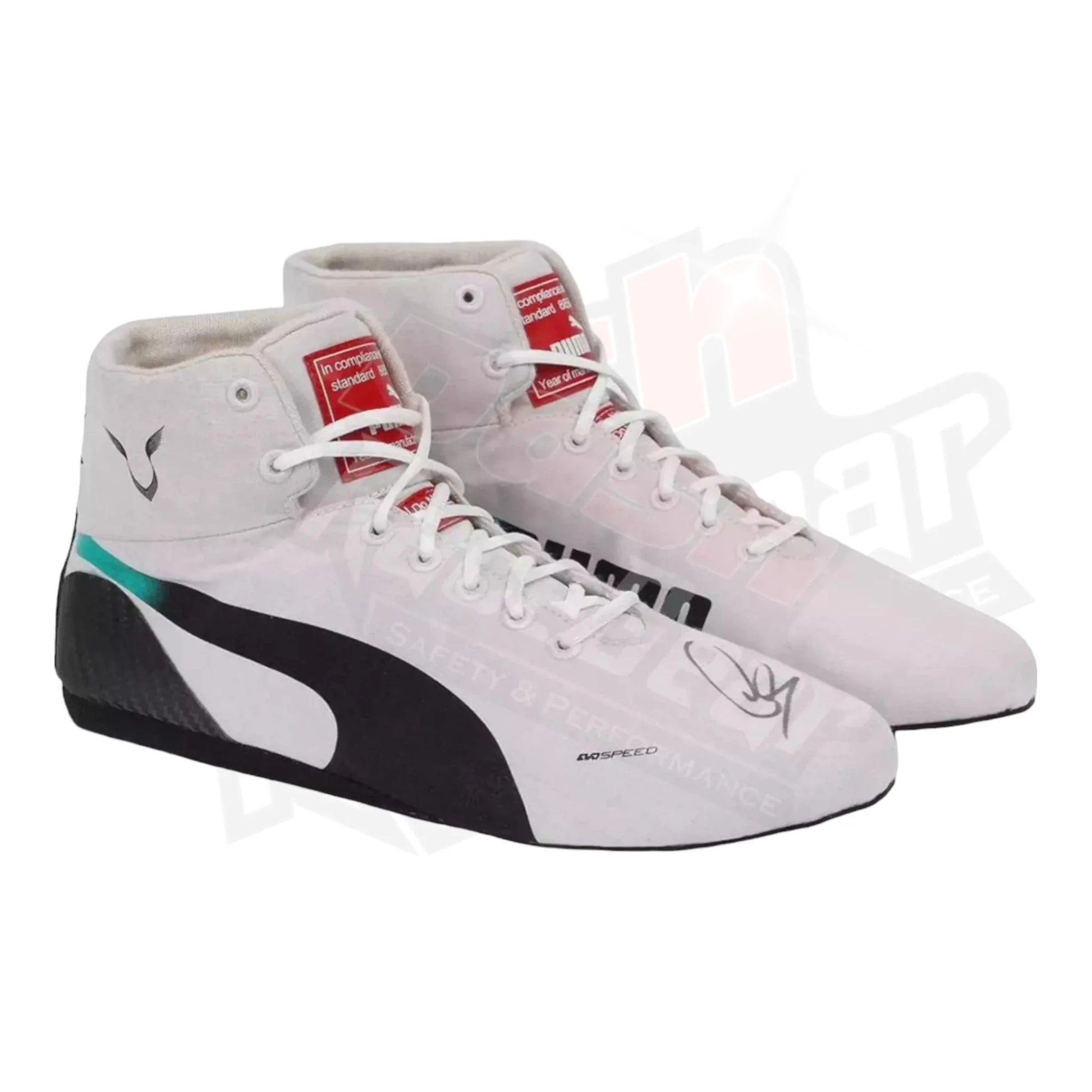 2018 Lewis Hamilton Formula 1 Race Boots - Dash Racegear