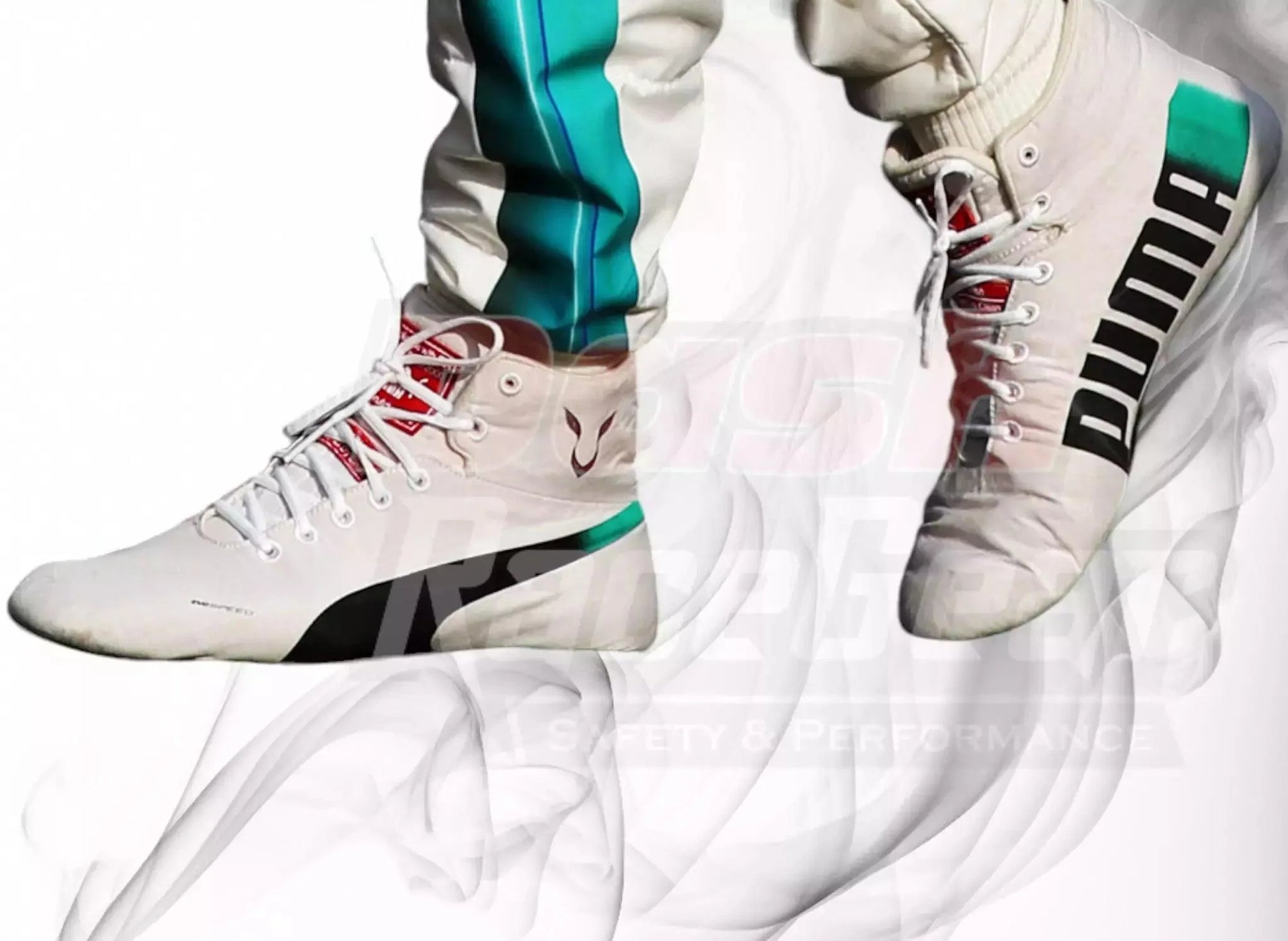 2018 Lewis Hamilton Formula 1 Race Boots - Dash Racegear