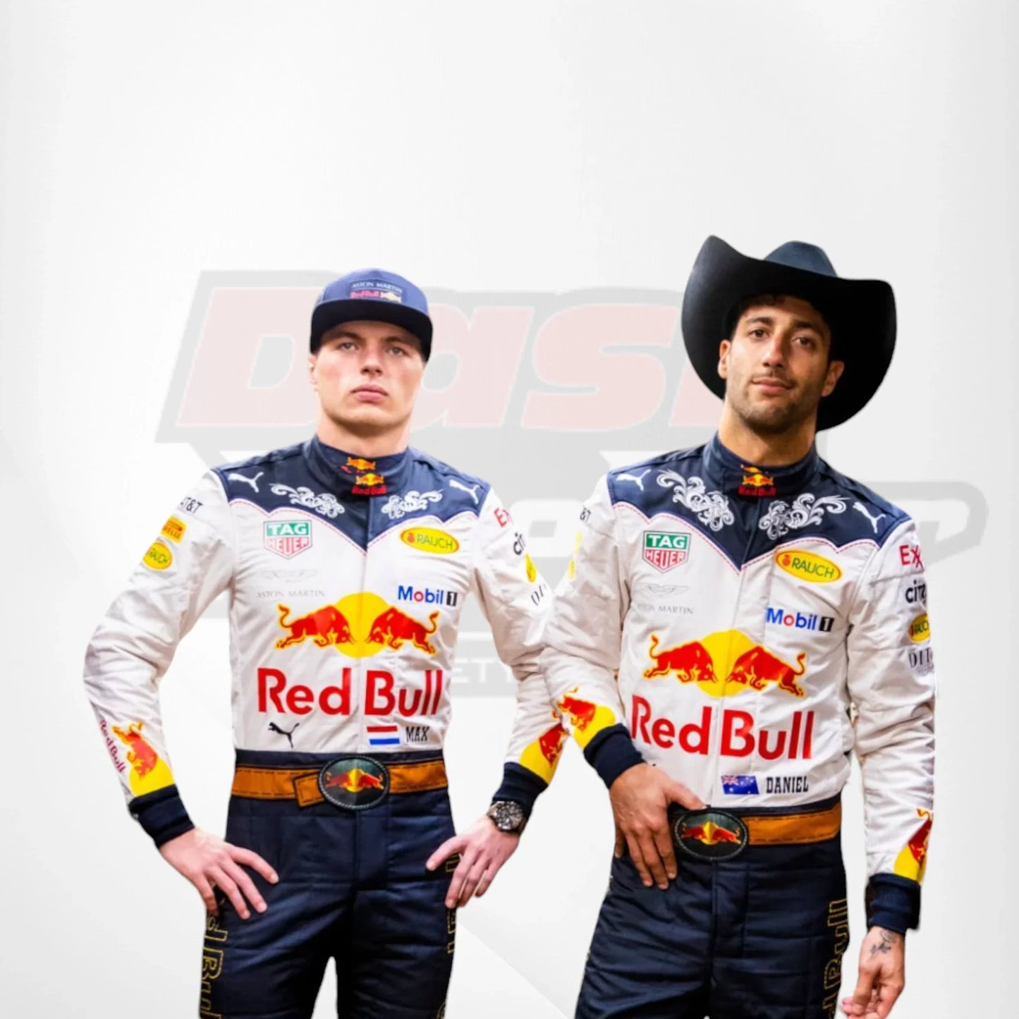 2018 Max Verstappen Daniel Ricciardo F1 Team Race suit - Austin Special Edition - Dash Racegear
