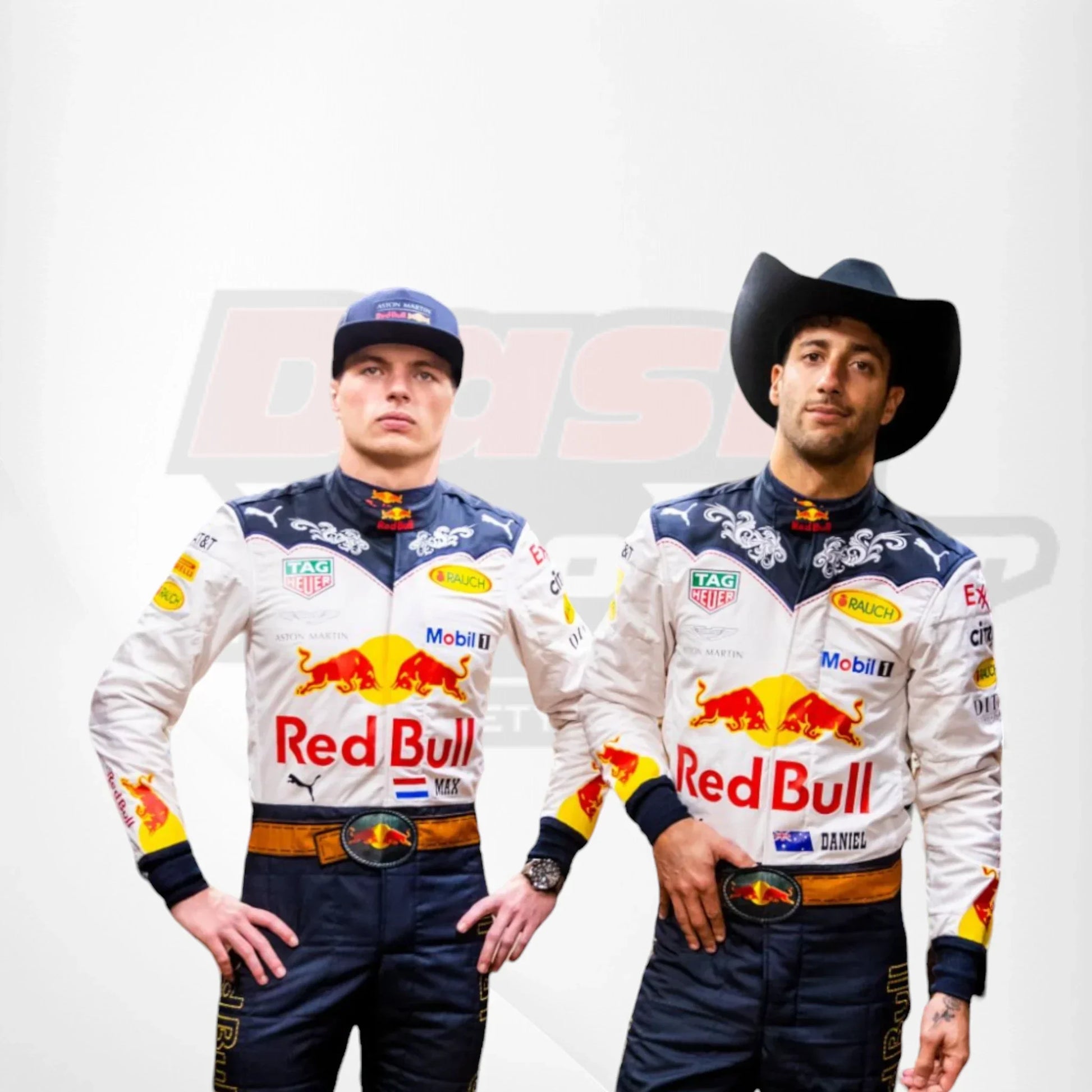 2018 Max Verstappen Daniel Ricciardo F1 Team Race suit - Austin Special Edition - Dash Racegear