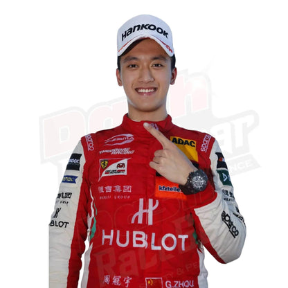 2018 Zhou Guanyu Embroidered F3 Race Suit - Dash Racegear