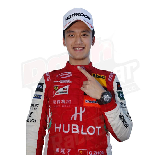 2018 Zhou Guanyu Embroidered F3 Race Suit - Dash Racegear