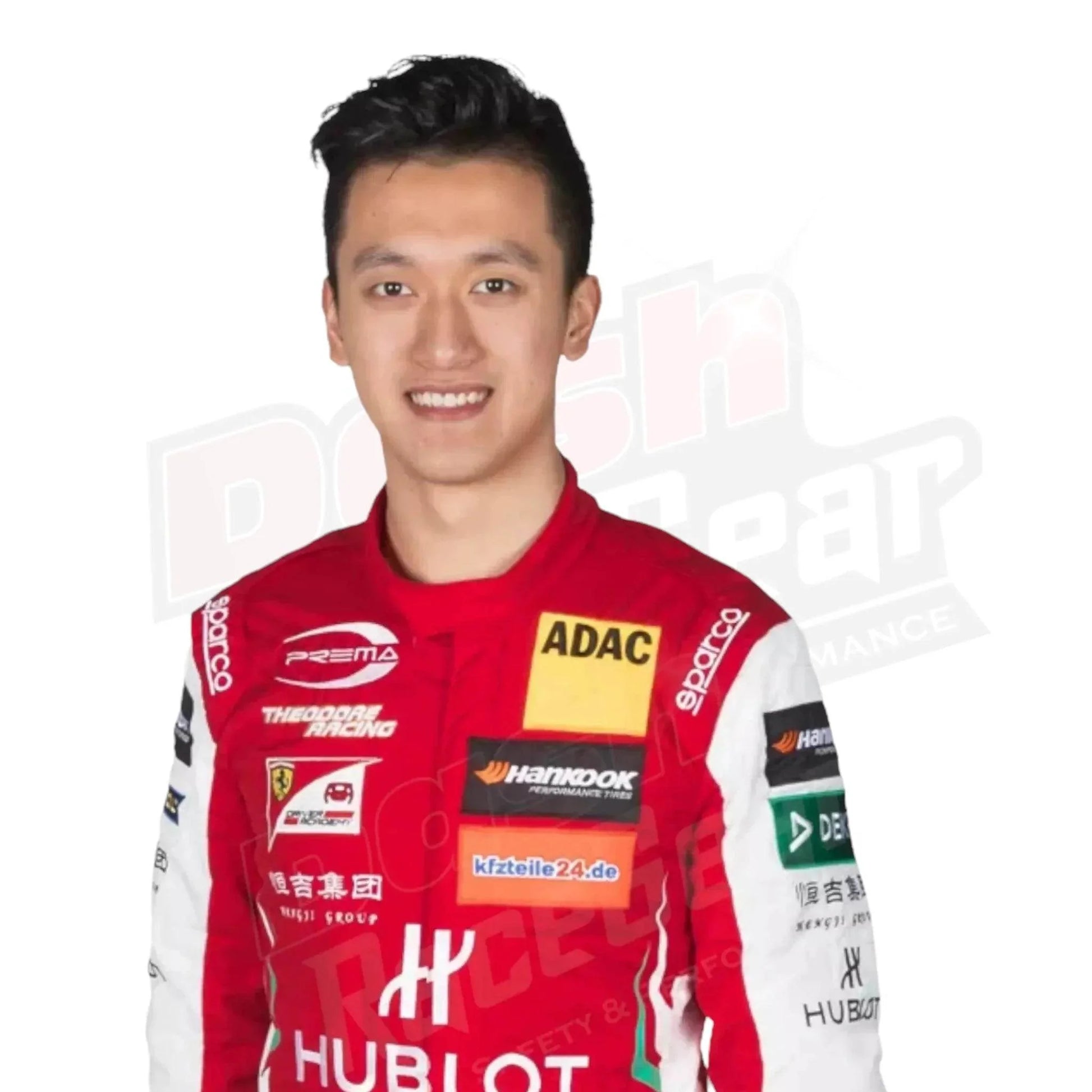 2018 Zhou Guanyu Embroidered F3 Race Suit - Dash Racegear
