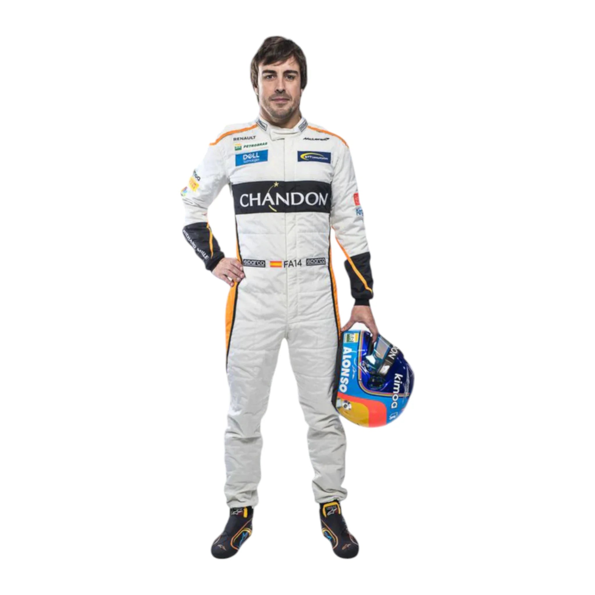 2018 Fernando Alonso McLaren F1 Race Suit
