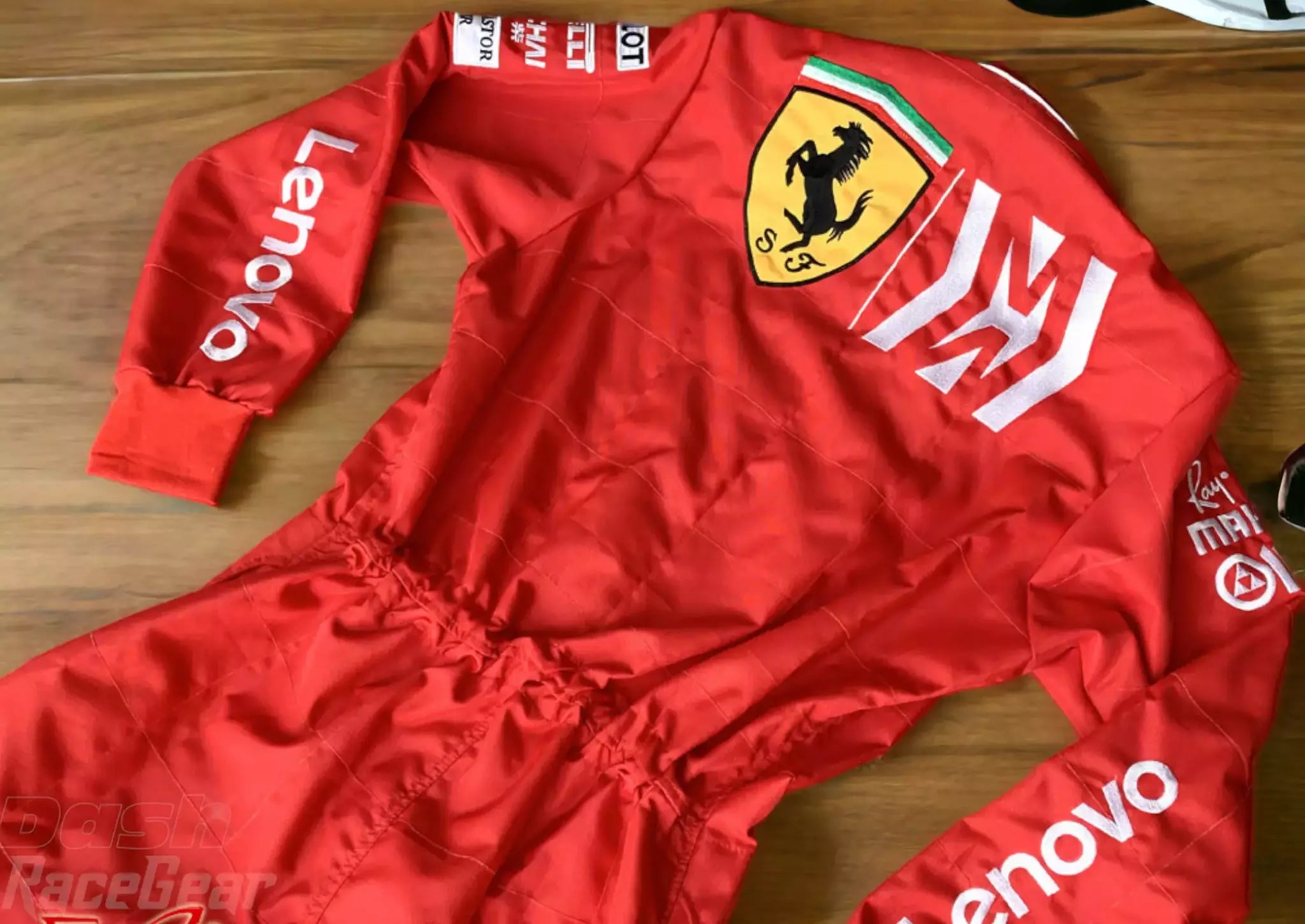 2019 Charles Leclerc Ferrari Mission Winnow F1 Embroidered Racing Suit - Dash Racegear