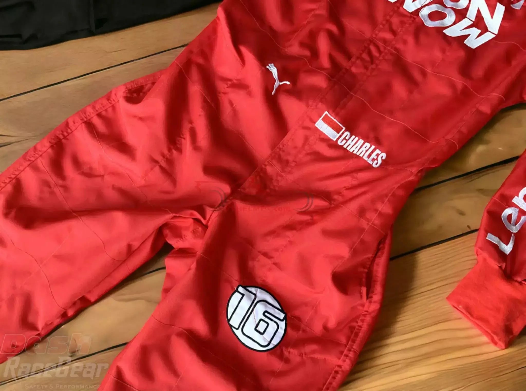 2019 Charles Leclerc Ferrari Mission Winnow F1 Embroidered Racing Suit - Dash Racewear