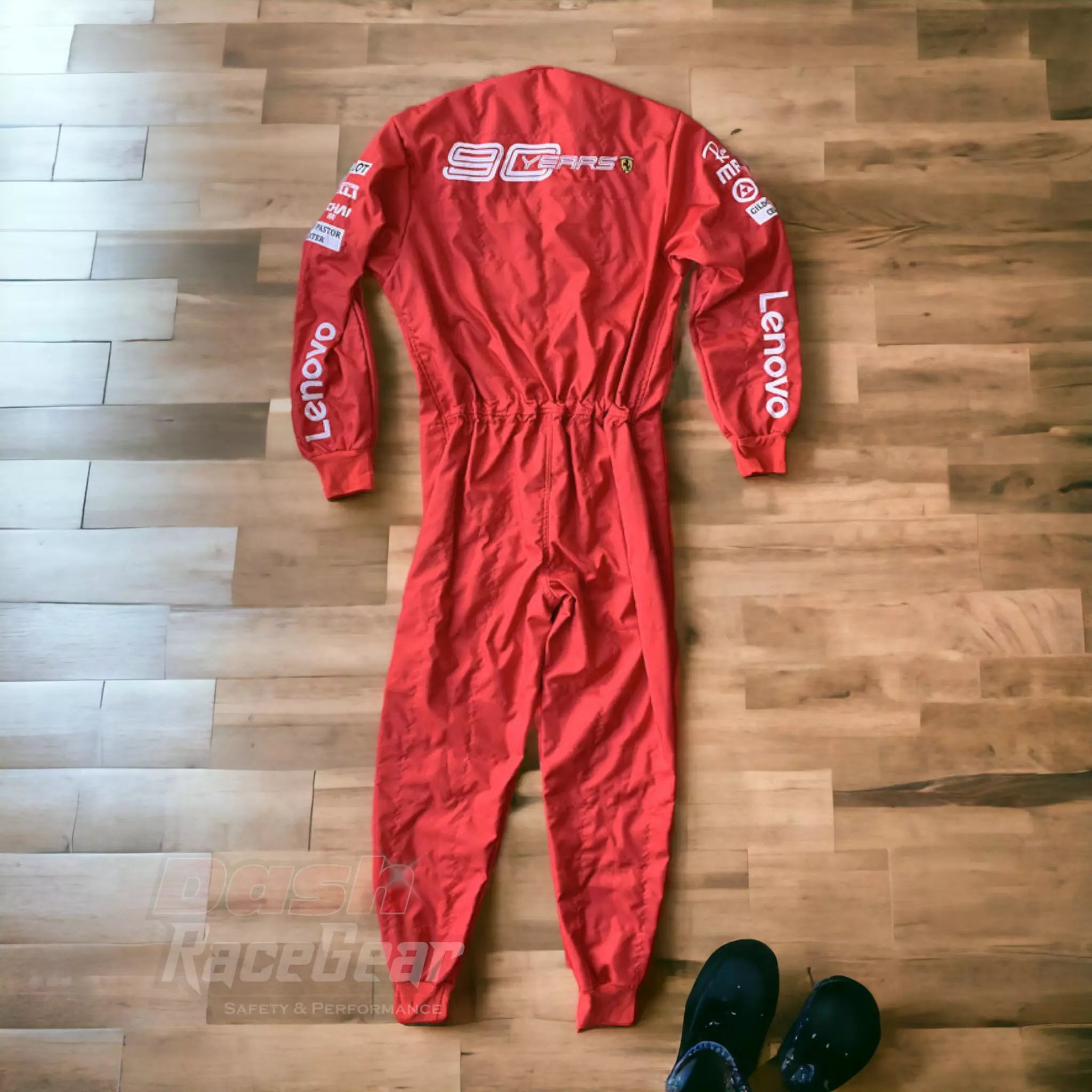 2019 Charles Leclerc Scuderia Ferrari 90 Years Embroided Racing Suit - Dash Racegear
