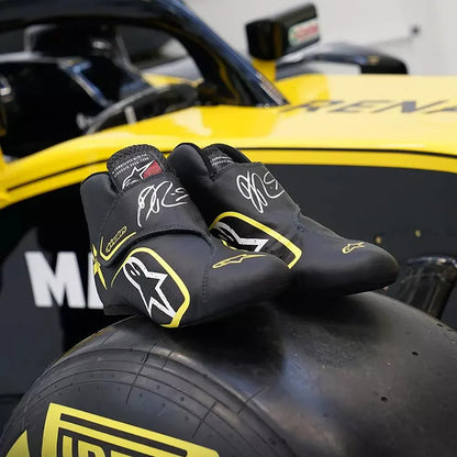 2019 DANIEL RICCIARDO RENAULT F1 RACE BOOTS - Dash Racegear