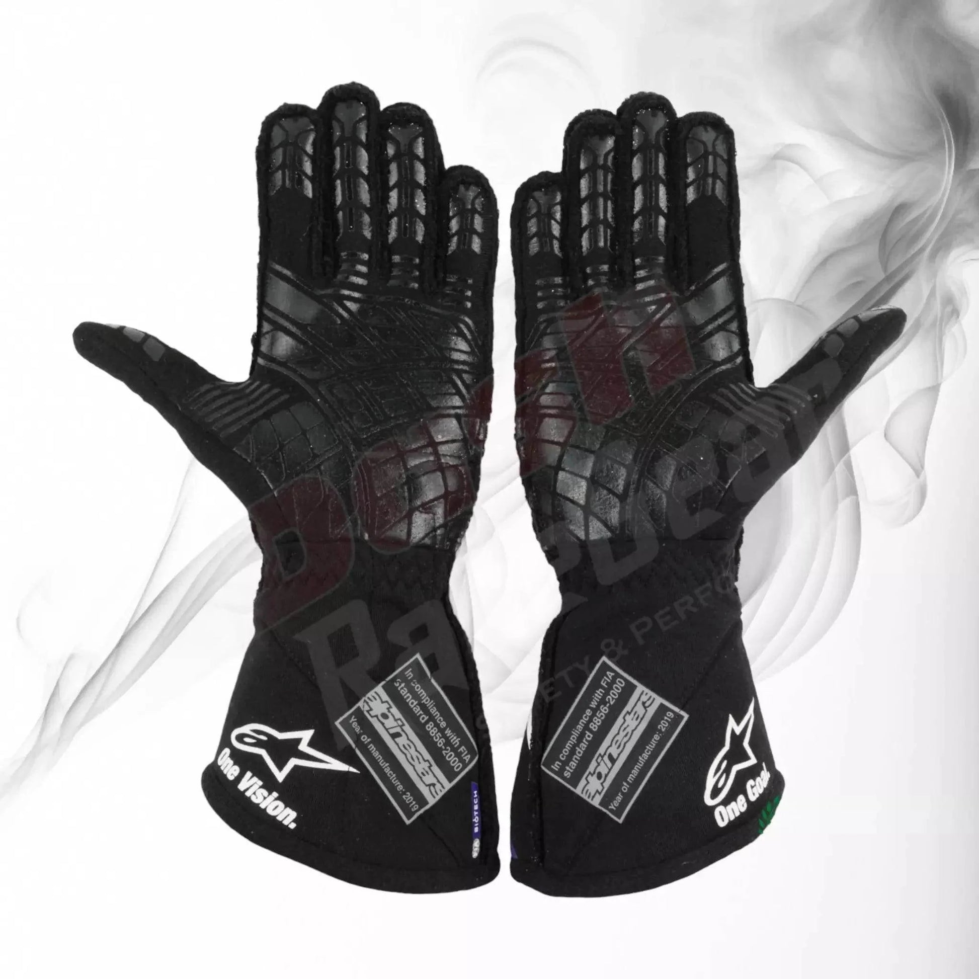 2019 Daniel Ricciard Renault F1 Race Gloves - Dash Racegear