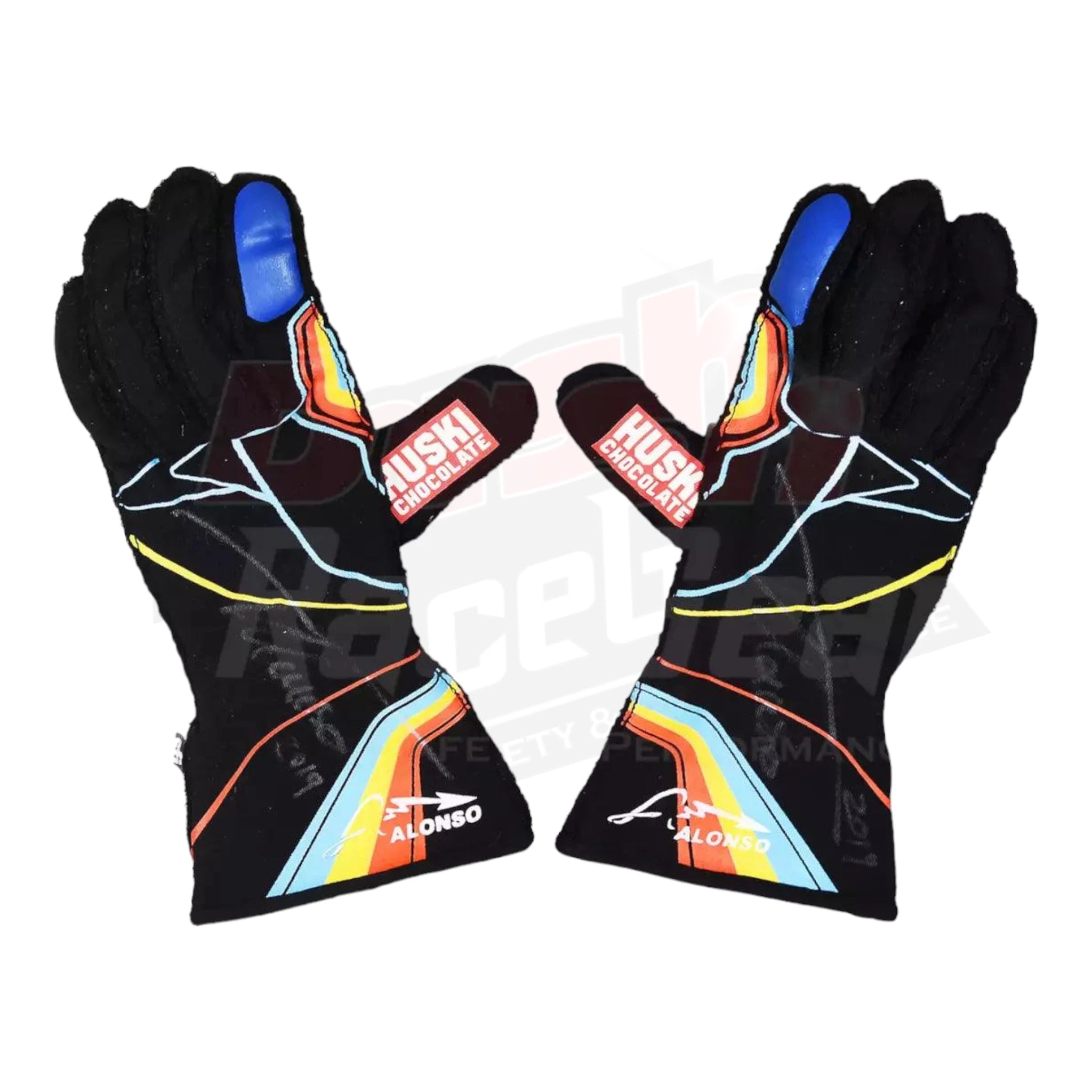 2019 Fernando Alonso Indy 500 McLaren F1 Gloves
