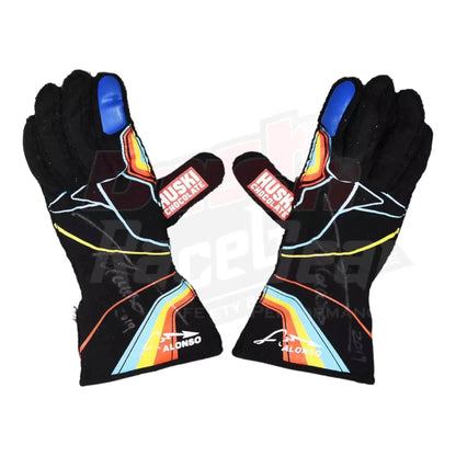 2019 Fernando Alonso Indy 500 McLaren F1 Gloves - Dash Racegear
