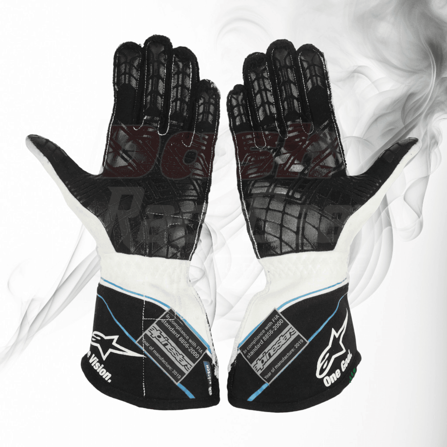 2019 George Russell Williams F1 Race Gloves - Dash Racegear