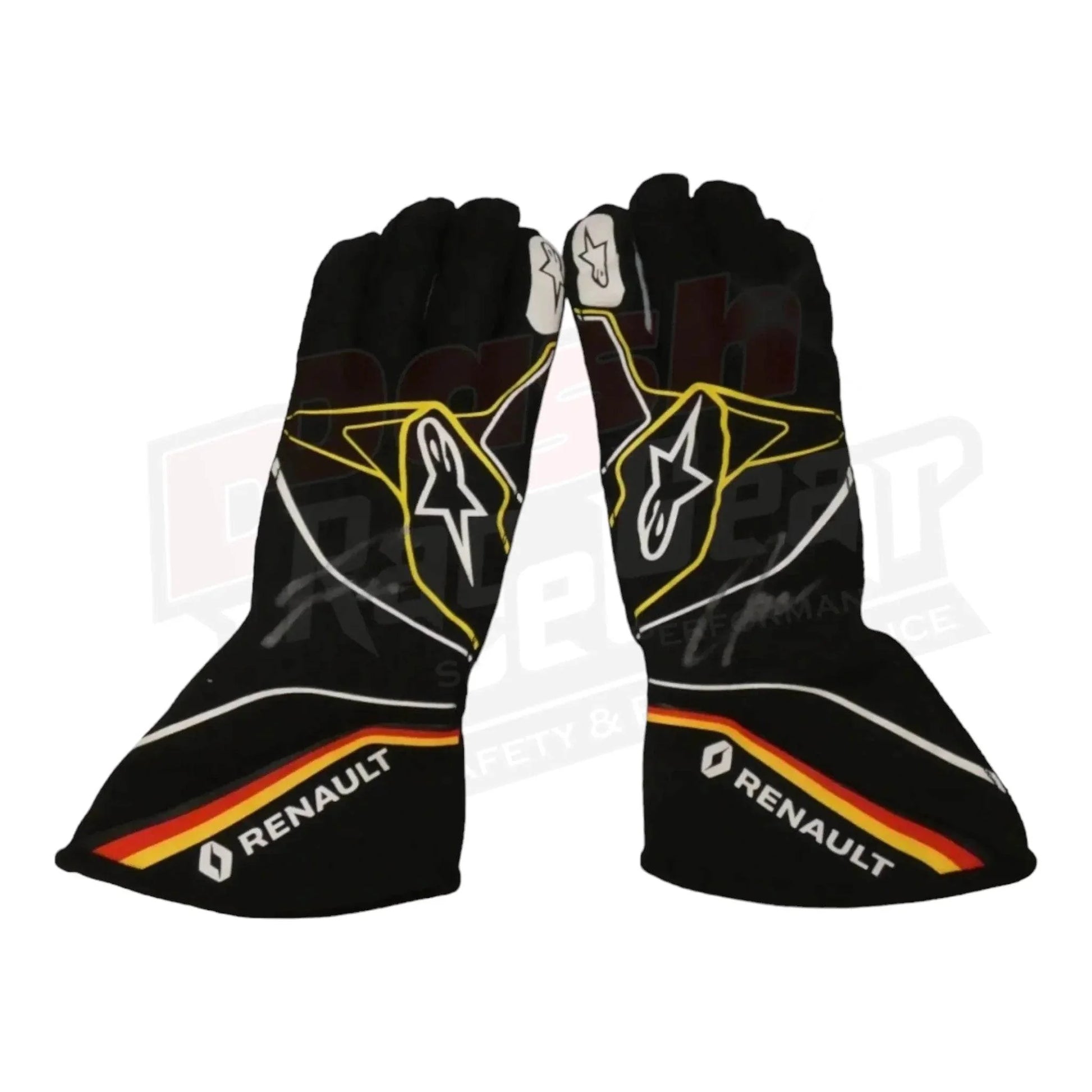 2019 Nico Hulkenberg Renault F1 Race Gloves - Dash Racegear