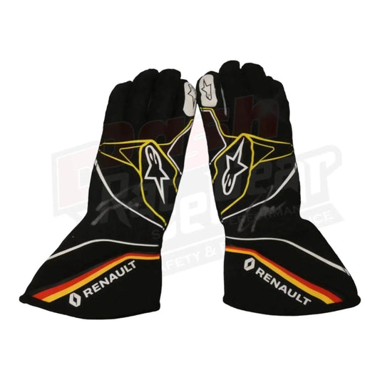 2019 Nico Hulkenberg Renault F1 Race Gloves - Dash Racegear