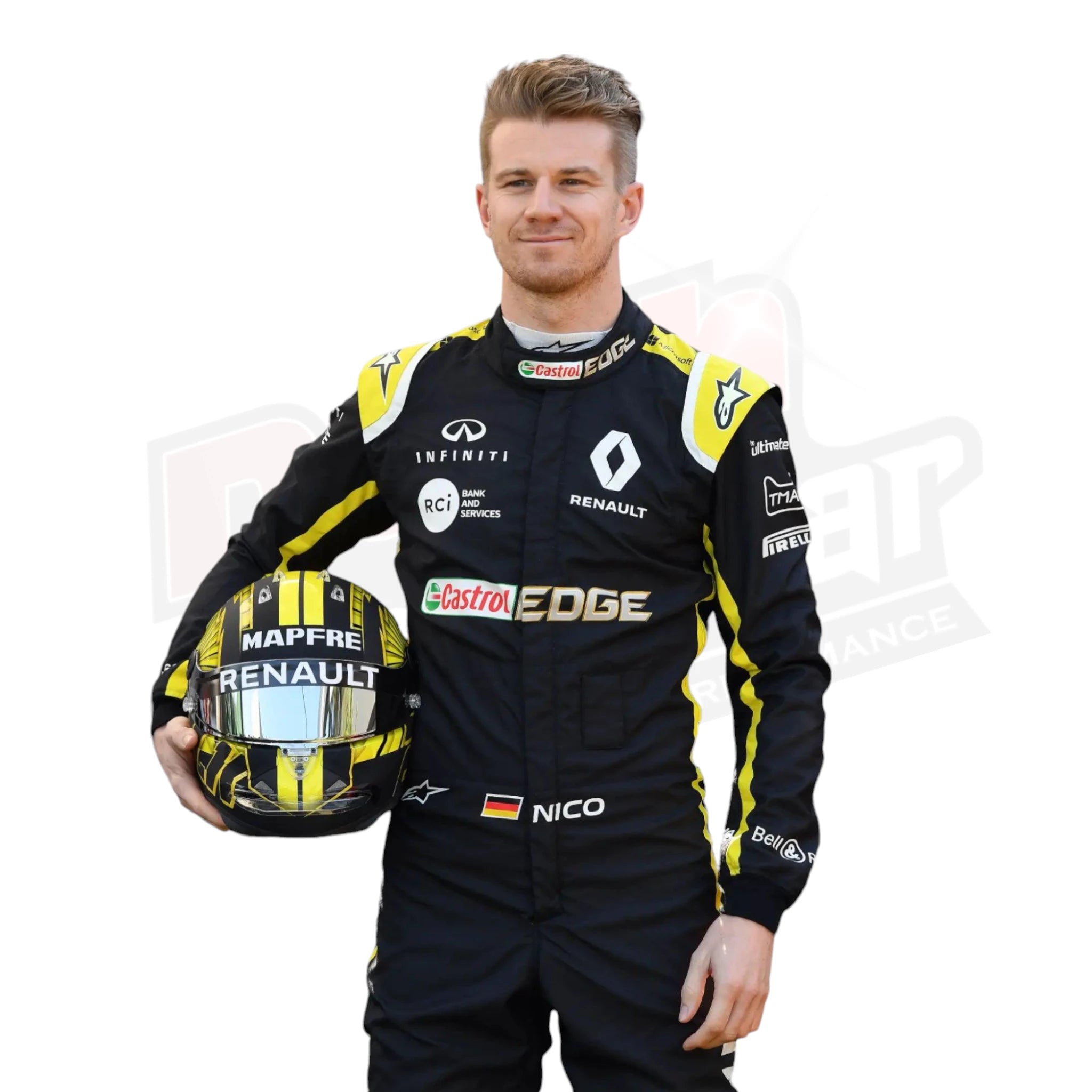 2019 Nico Hulkenberg Renault F1 Team Race Suit KIDS