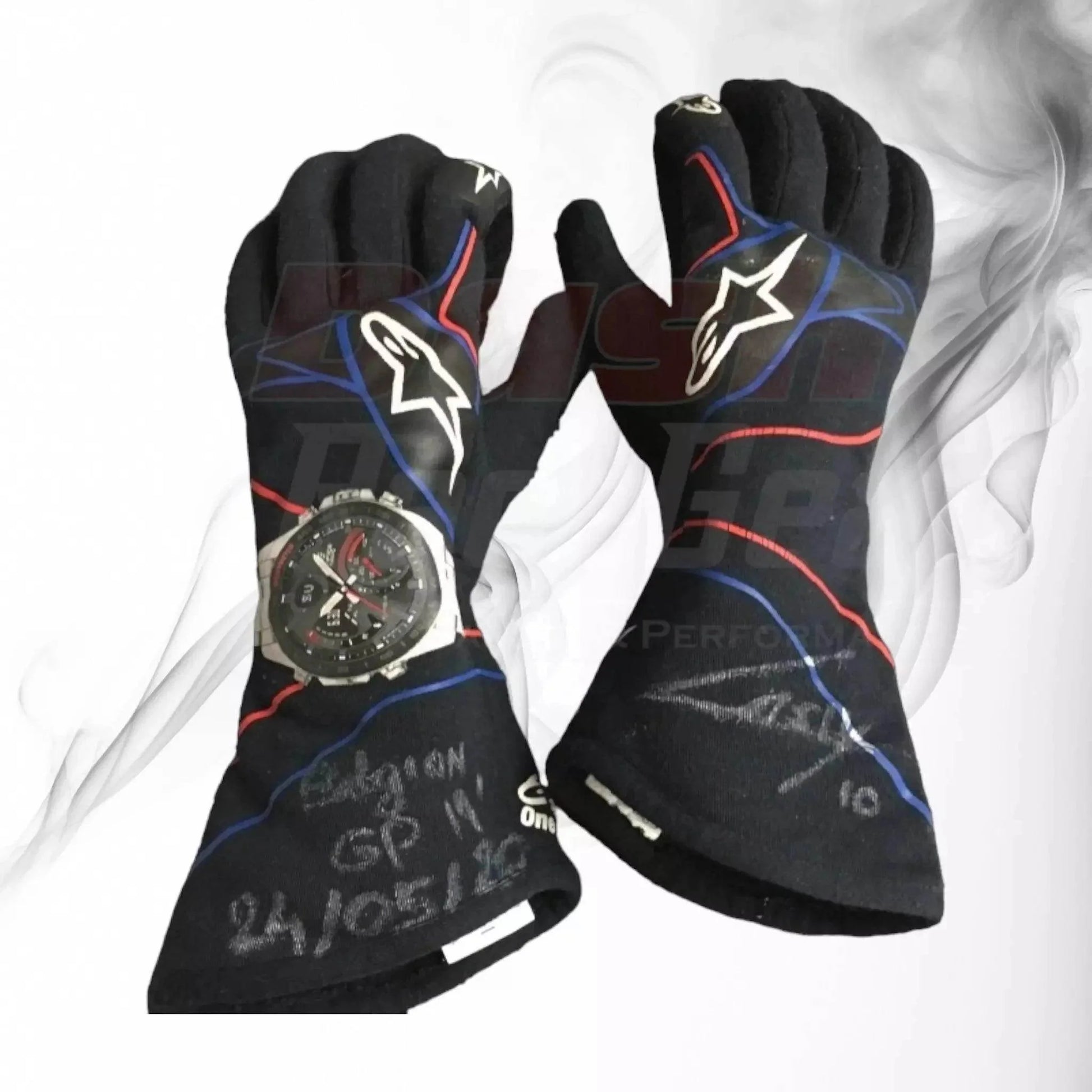 2019 Pierre Gasly Belgian GP F1 Race Gloves - Dash Racegear