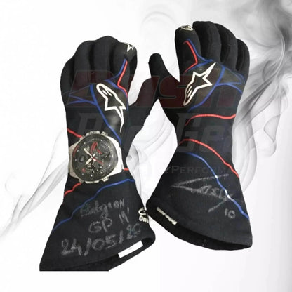 2019 Pierre Gasly Belgian GP F1 Race Gloves - Dash Racegear