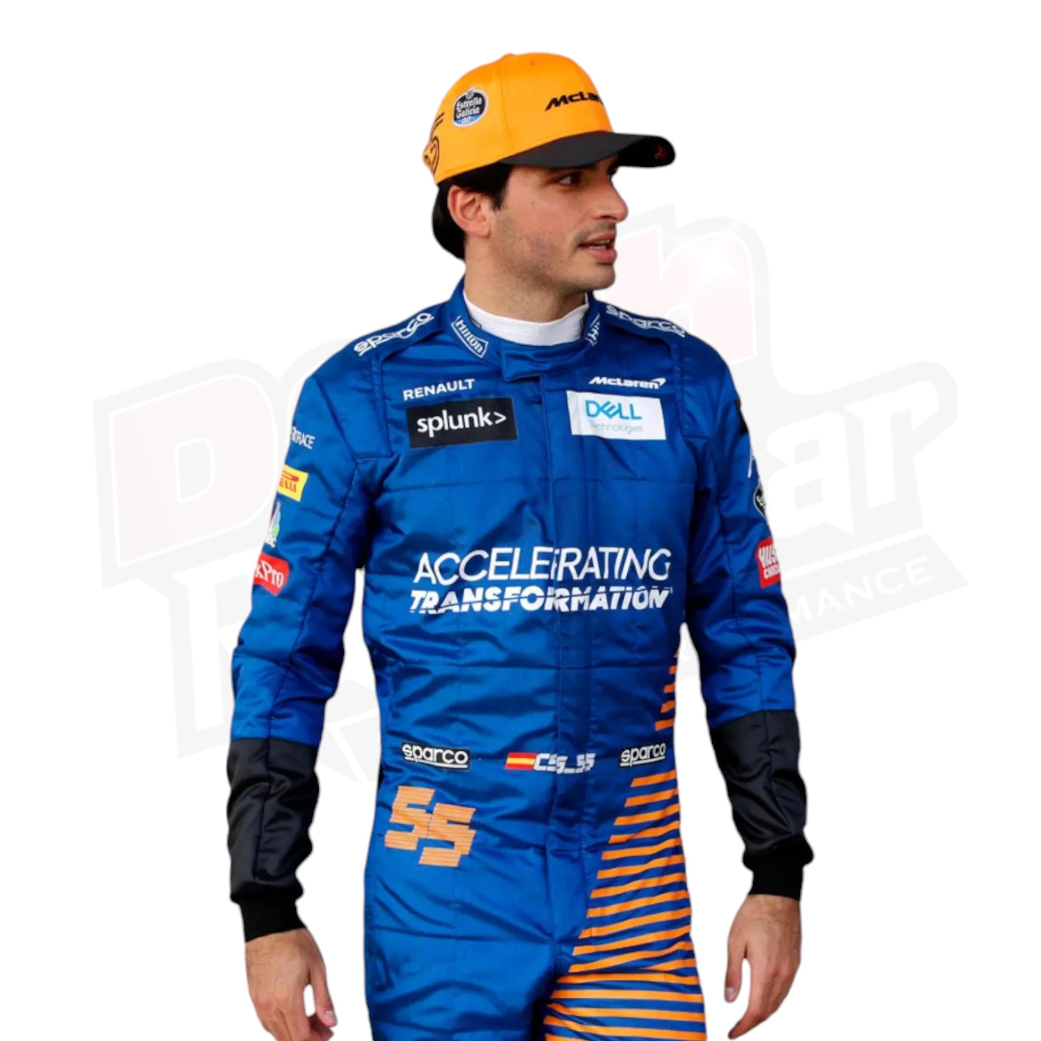 2020 Carlos Sainz McLaren Formula 1 Racing Suit KIDS