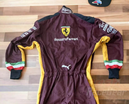 2020 Charles Leclerc Ferrari 1000 GP F1 Embroidered Racing suit - Dash Racegear