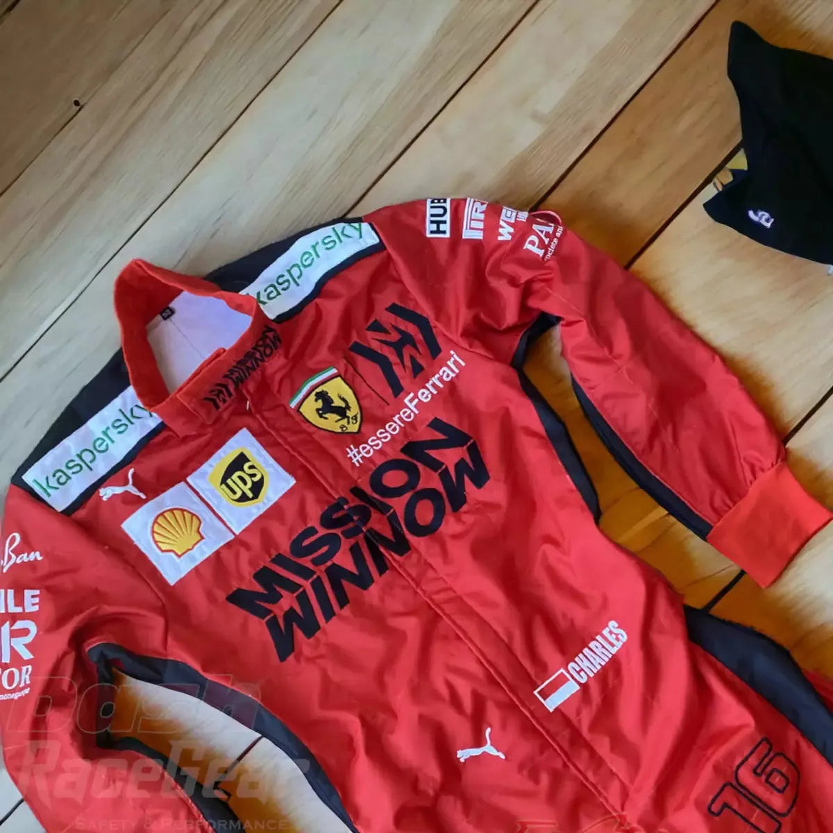 2020 Charles Leclerc Ferrari Mission Winnow F1 Embroidered Racing Suit - Dash Racewear