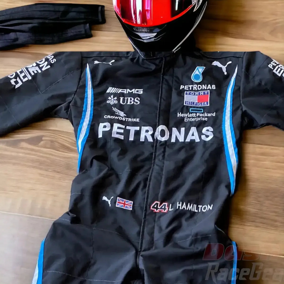 2020 Lewis Hamilton Mercedes AMG F1 Embroidery Race Suit - Dash Racewear