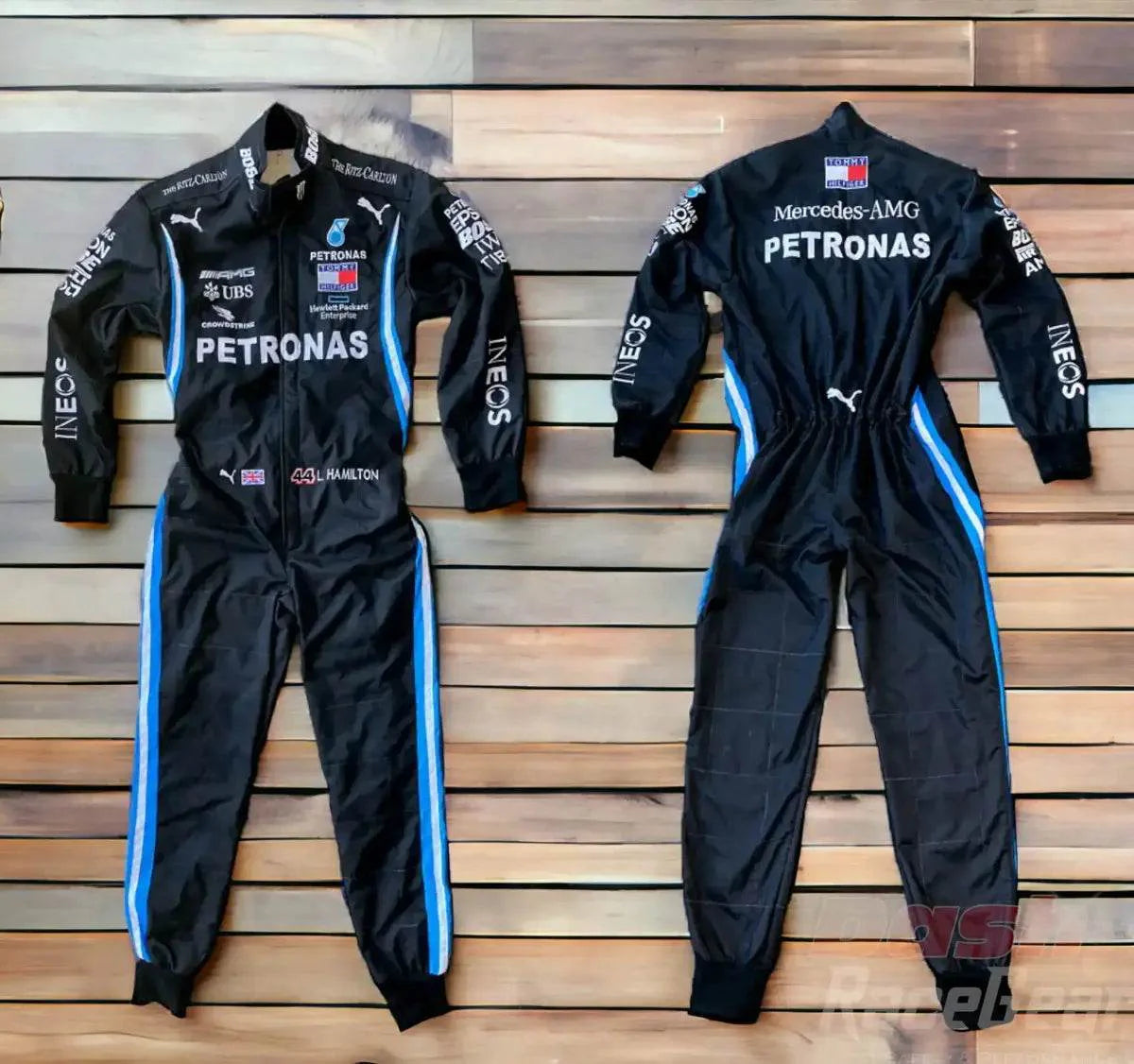 2020 Lewis Hamilton Mercedes AMG F1 Embroidery Race Suit - Dash Racegear