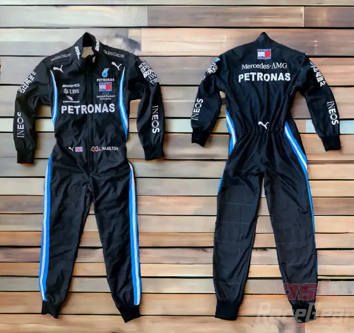 2020 Lewis Hamilton Mercedes AMG F1 Embroidery Race Suit - Dash Racewear