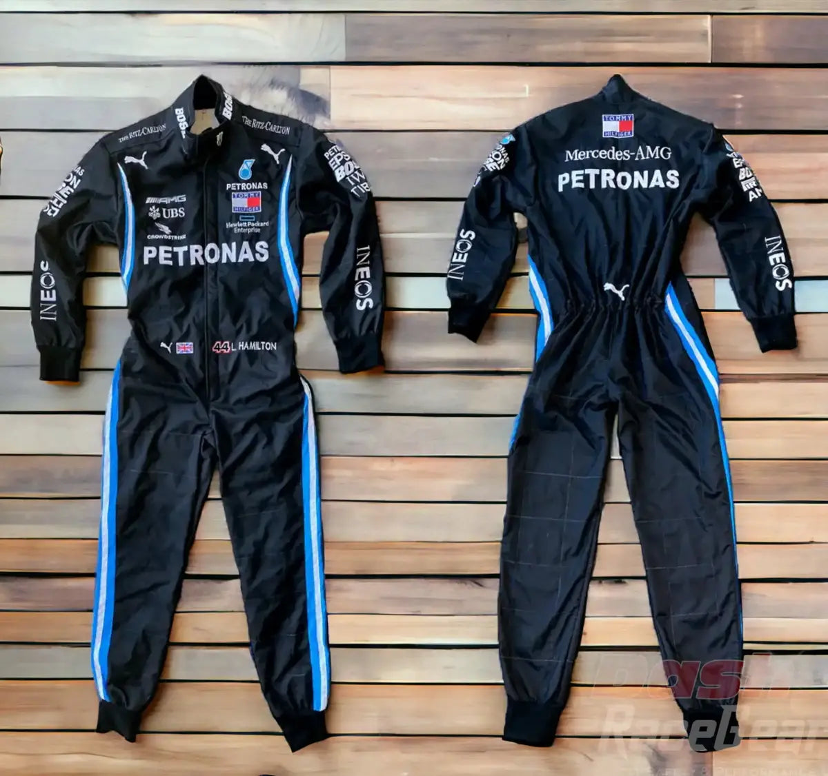 2020 Lewis Hamilton Mercedes AMG F1 Embroidery Race Suit - Dash Racegear