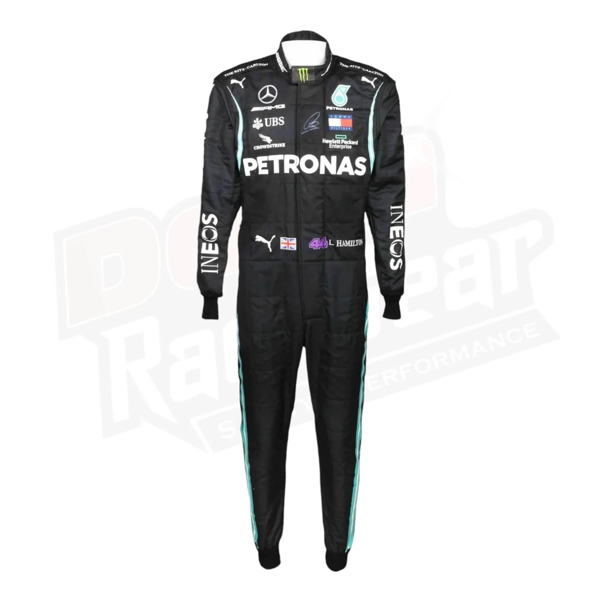 2020 Lewis Hamilton Mercedes AMG F1 Replica Race Suit - Dash Racegear