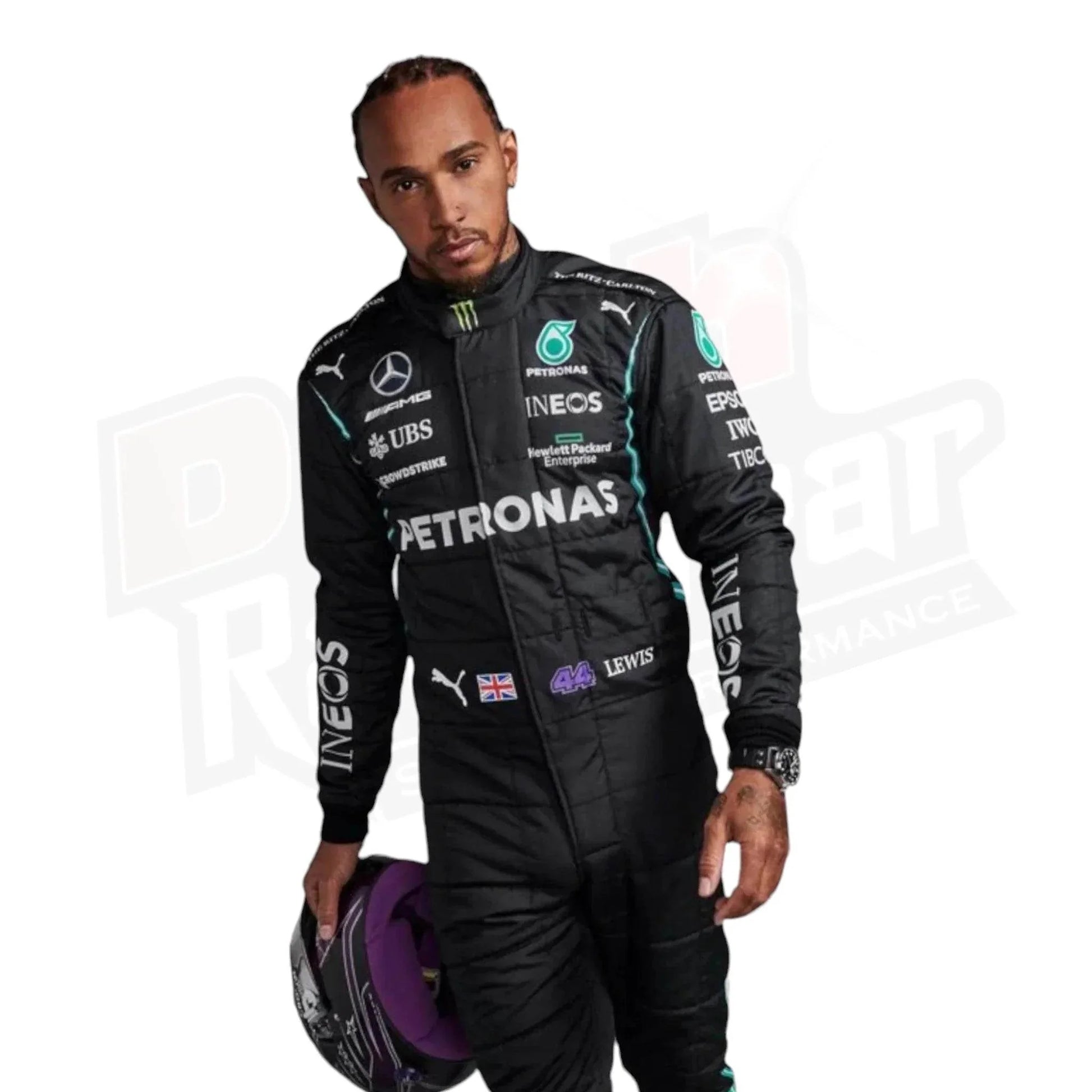 2020 Lewis Hamilton Mercedes AMG F1 Replica Race Suit KIDS - Dash Racegear