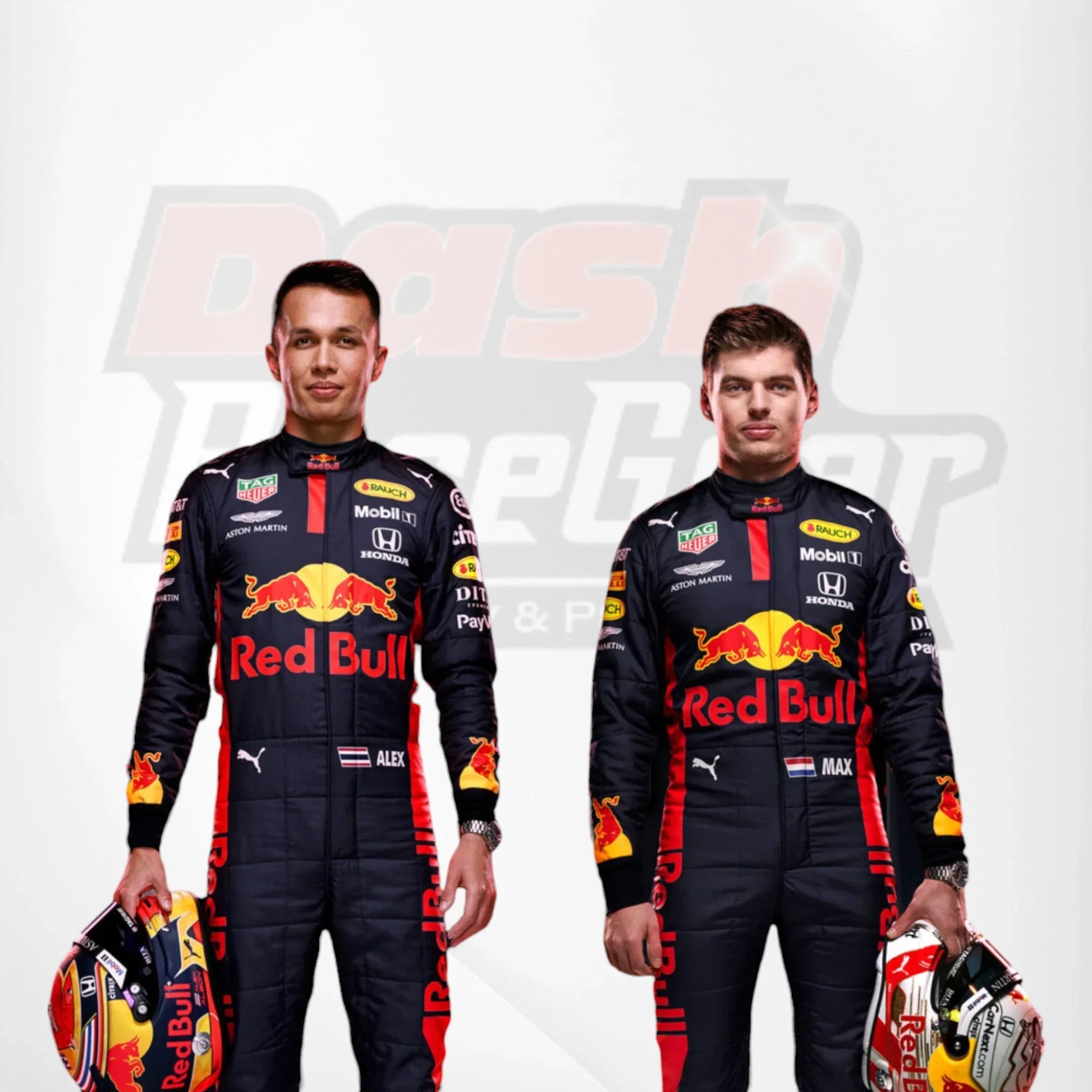 2020 Max Verstappen Alex Albon F1 Team Race suit - Dash Racegear