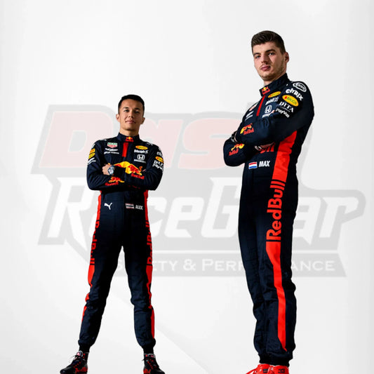 2020 Max Verstappen Alex Albon F1 Team Race suit - Dash Racegear