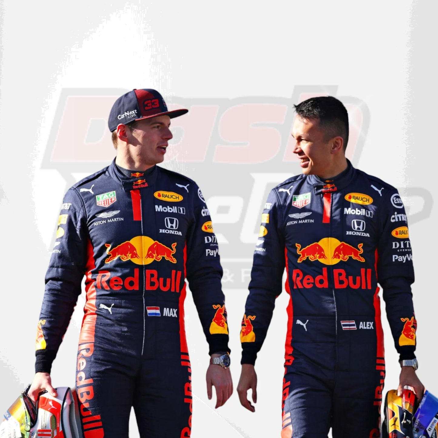2020 Max Verstappen Alex Albon F1 Team Race suit - Dash Racegear