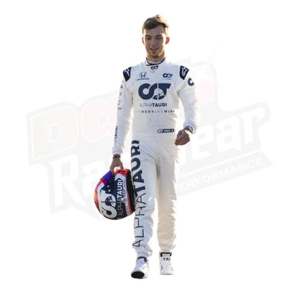 2020 Pierre Gasly Alpha Tauri Race Suit - Abu Dhabi GP - Dash Racegear