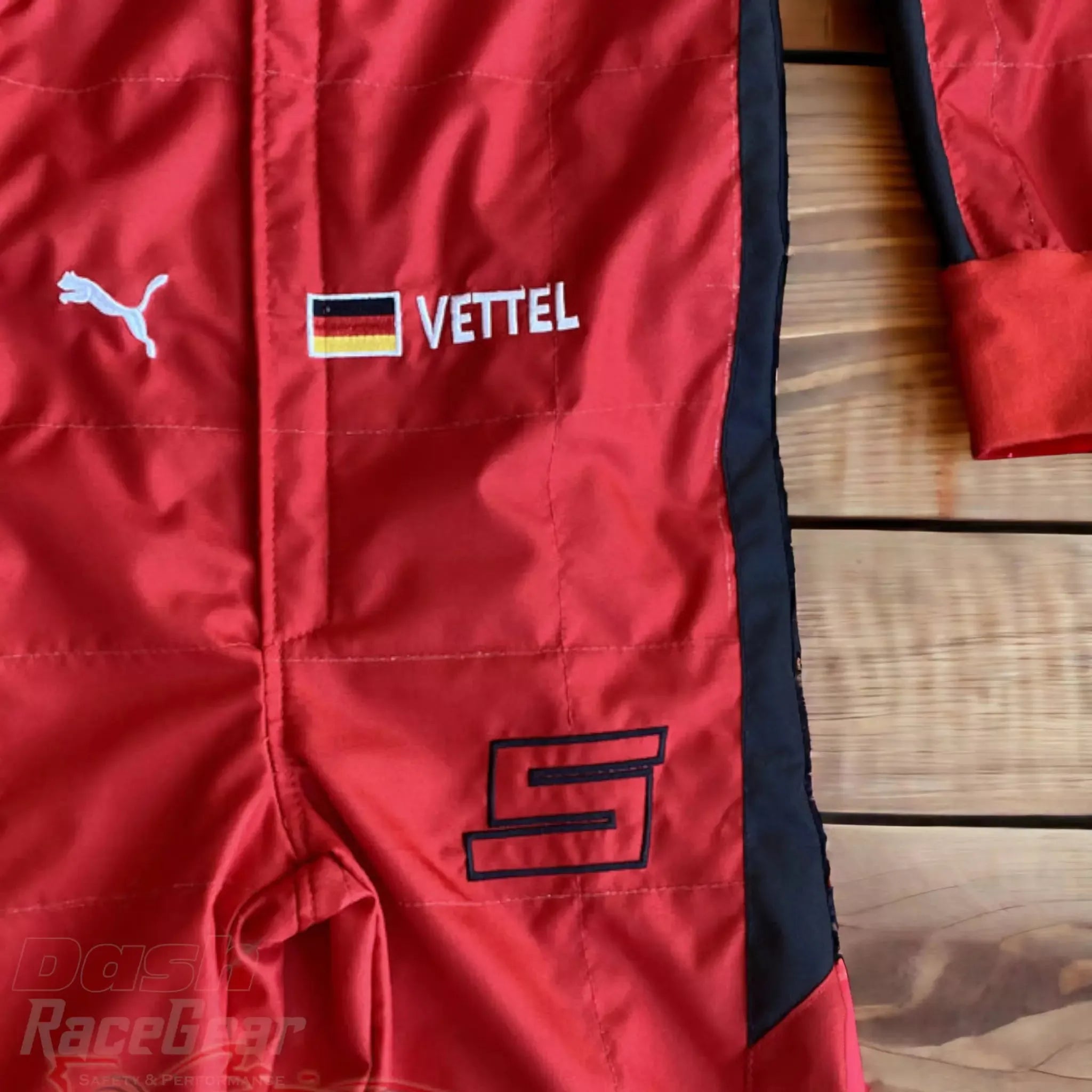 2020 Sebastian Vettel Ferrari Mission Winnow F1 Embroidered Racing suit - Dash Racewear