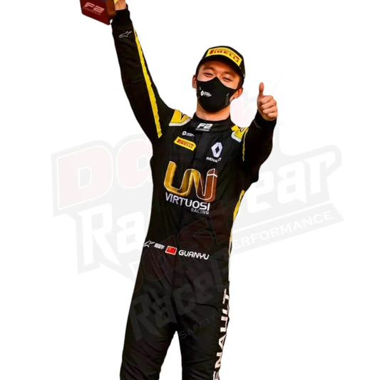 2020 Zhou Guanyu Renault F2 Race Suit - Dash Racegear