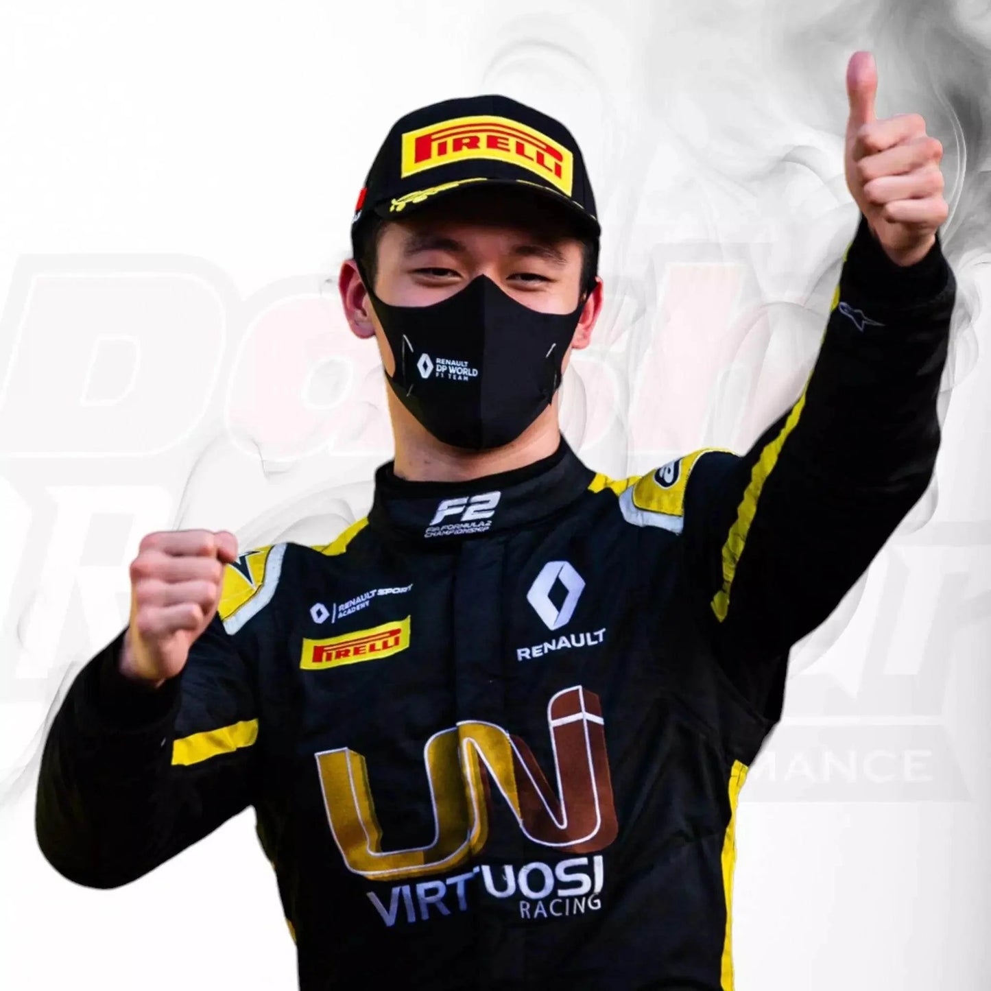 2020 Zhou Guanyu Renault F2 Race Suit - Dash Racegear