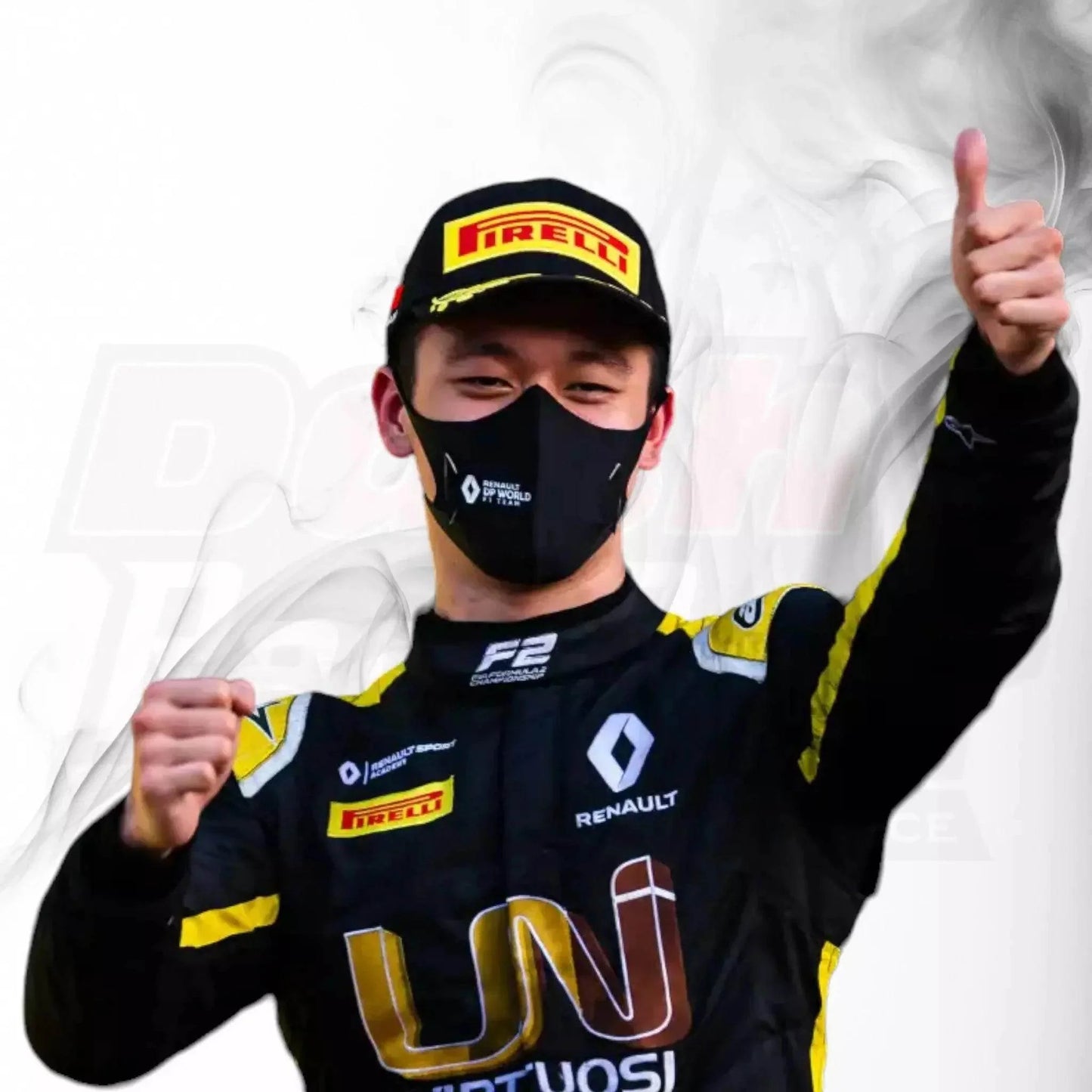 2020 Zhou Guanyu Renault F2 Race Suit - Dash Racegear