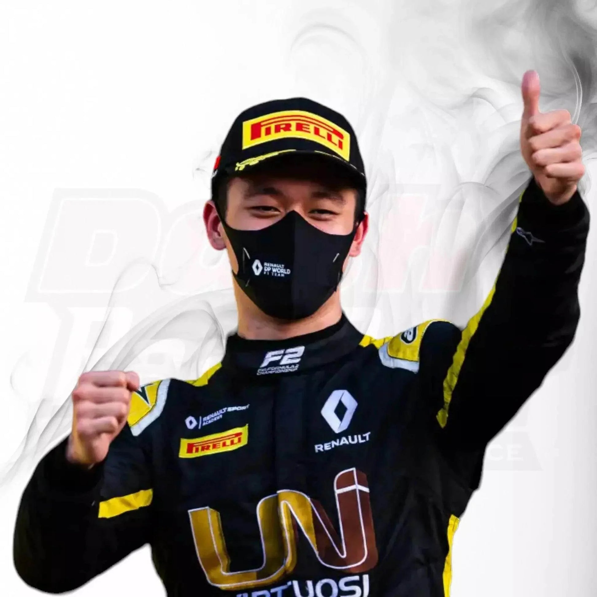 2020 Zhou Guanyu Renault F2 Race Suit - Dash Racegear
