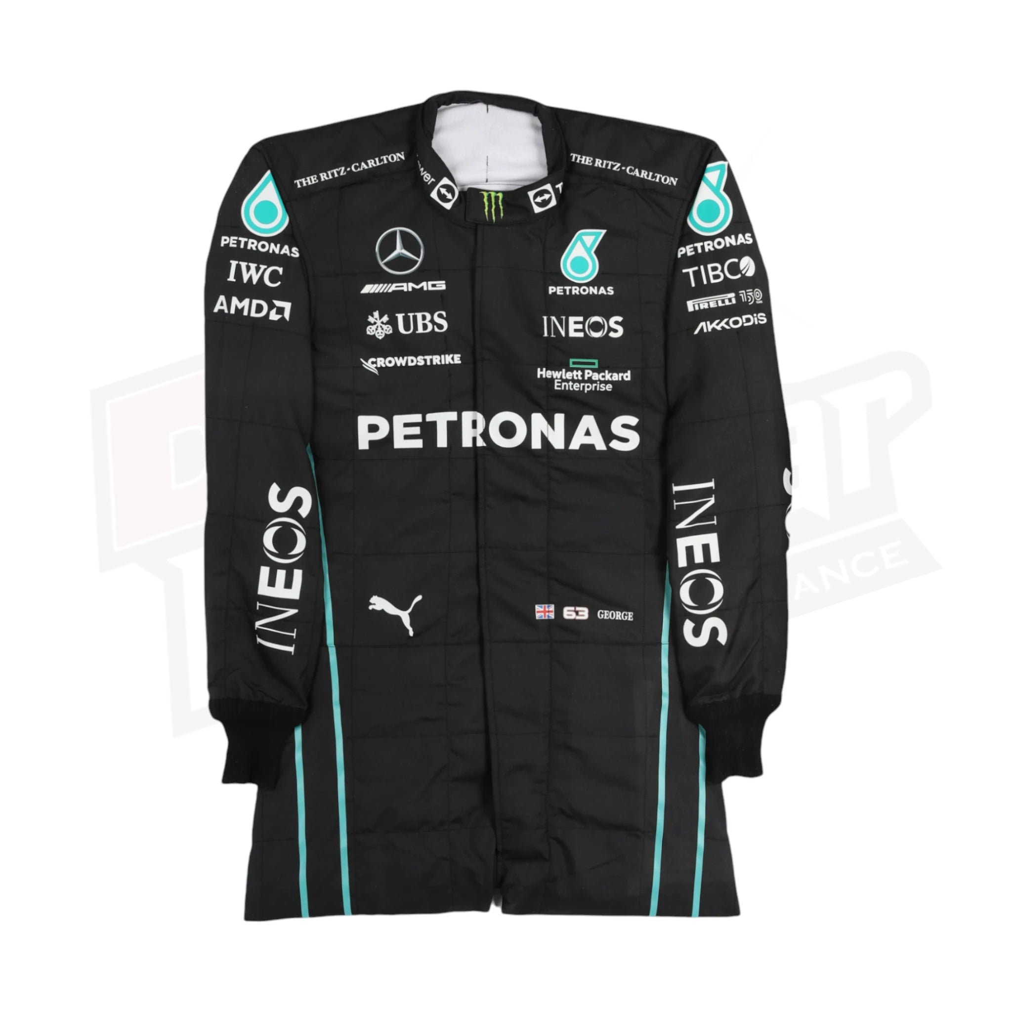 2022 George Russell Mercedes-AMG Petronas F1 Team Replica Race Suit