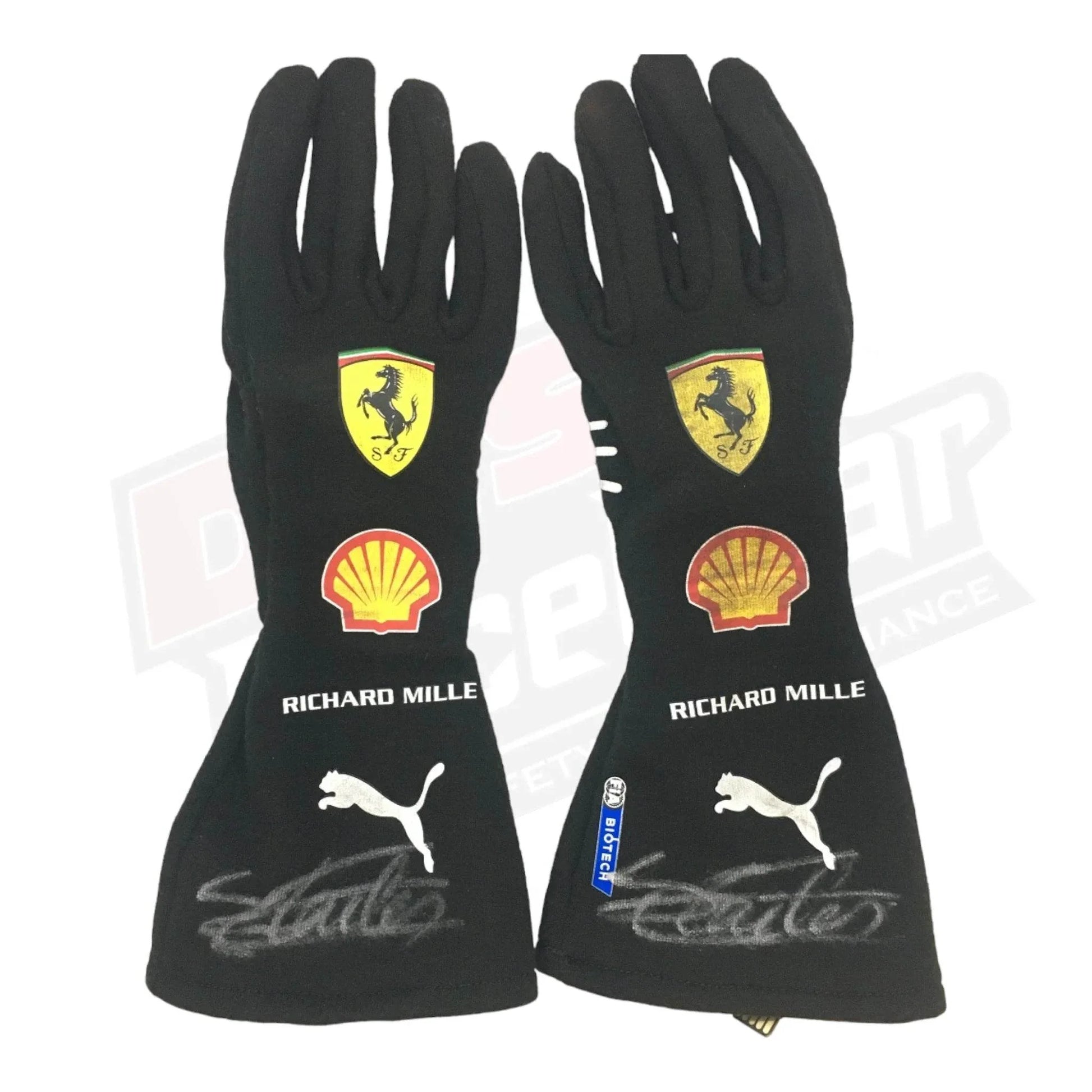 2021 Charles Leclerc Ferrari Monaco GP F1 gloves - Dash Racegear