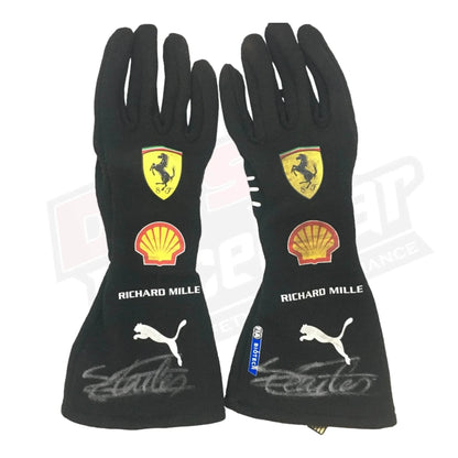 2021 Charles Leclerc Ferrari Monaco GP F1 gloves - Dash Racegear