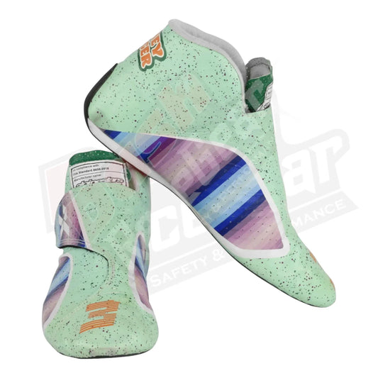 2021 Daniel Ricciardo Honey Badge McLaren F1 Boots - Dash Racegear