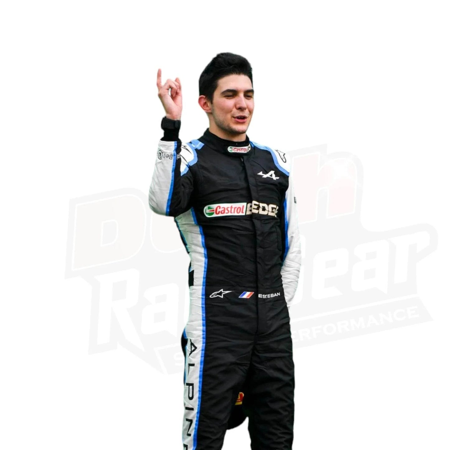 2021 Esteban Ocon Castrol Formula 1 Race Suit - Dash Racegear